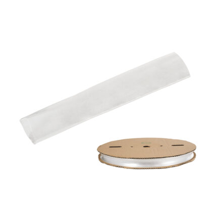 Θερμοσυστελλόμενο - Μακαρόνι Φ20mm/10mm - Τεμάχιο Μήκους 20cm Στεγανοποίησης για Όλες τις Neon Flex LED DC 24V & DC 230V Αδιάβροχο IP65 Μ20 x Π3.5 x Υ0.3cm - Διάφανο - Image 2