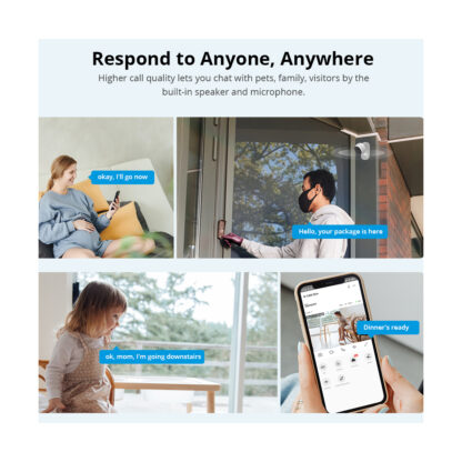 SONOFF S-CAM Slim Smart Home Security Camera WiFi 2.4GHz 1080P 130° Two Way Audio - Local & Cloud Storage - Nigh Vision - Motion Detection - Motion Alarm DC 5V 1A - Image 6