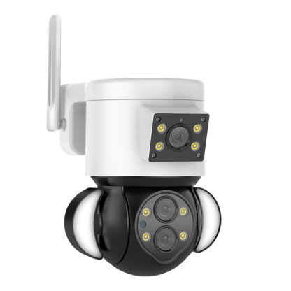Επιτοίχια Κάμερα Πρίζας WiFi HD 1080P 350° Διπλή Κατέυθυνση Ομιλίας & Ανιχνευτή Κίνησης - Απομακρυσμένος Έλεγχος - Αδιάβροχη IP65 - Λευκό Μαύρο - Μ15 x Π14.5 x Y15cm - 2 Χρόνια Εγγύηση - Image 3