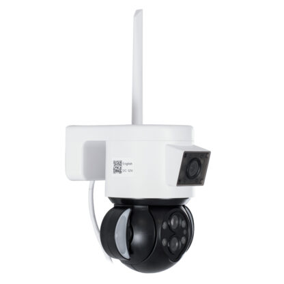Επιτοίχια Κάμερα Πρίζας WiFi HD 1080P 350° Διπλή Κατέυθυνση Ομιλίας & Ανιχνευτή Κίνησης - Απομακρυσμένος Έλεγχος - Αδιάβροχη IP65 - Λευκό Μαύρο - Μ15 x Π14.5 x Y15cm - 2 Χρόνια Εγγύηση - Image 4