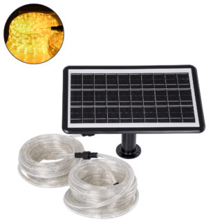 Αυτόνομο Ηλιακό Σετ Φωτοσωλήνα 20m LED 11W 1540lm με Ενσωματωμένη Μπαταρία 10000mAh - Φωτοβολταϊκό Πάνελ & Αισθητήρα Ημέρας-Νύχτας Αδιάβροχο IP65 - Θερμό Λευκό 3000K