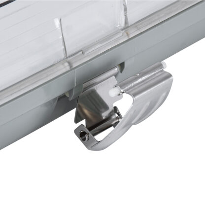 60cm Tri-Proof Πλαστικό PC Σκαφάκι με Μεταλλικά Clips για 1 x Λάμπες T8 Τύπου Φθορίου LED Τροφοδοσίας Ενός Άκρου Αδιάβροχο IP65 - Image 7