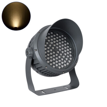 FLOOD-DIMO 90746 Προβολέας Wall Washer με Αντιθαμβωτική Γρίλια για Φωτισμό Κτιρίων LED 100W 9000lm 10° AC 220-240V Αδιάβροχο IP67 Μ34 x Π36 x Υ44cm Θερμό Λευκό 2700K - Γκρι Ανθρακί - 3 Χρόνια Εγγύηση - Image 2
