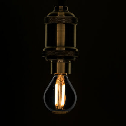 99063 Λάμπα E14 G45 Γλομπάκι LED FILAMENT 4W 400 lm 320° AC 85-265V Edison Retro με Φιμέ Γυαλί Θερμό Λευκό 2700 K Dimmable - Image 2