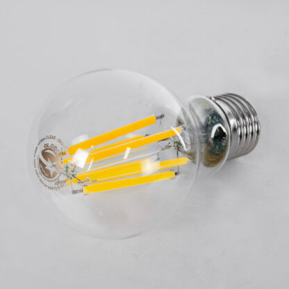 99087 Λάμπα LED Long Filament E27 A60 Γλόμπος 7W 1470lm 360° AC 220-240V IP20 Φ6 x Υ11cm Θερμό Λευκό 2700K με Διάφανο Γυαλί - Pro Series 210lm/W - A Ενεργειακή Κλάση - 3 Χρόνια Εγγύηση - Image 3