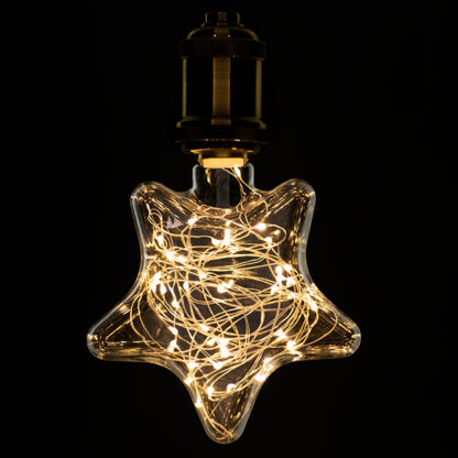 99224 Λάμπα E27 DSC125 Deco Star SMD LED Copper String 2W 160 lm 320° AC 85-265V Edison Retro με Διάφανο Γυαλί Θερμό Λευκό 2700 K - Image 2