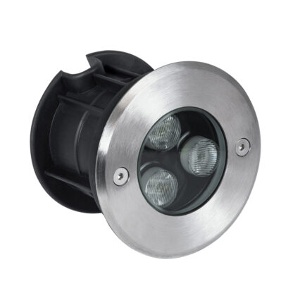 UNDERGROUND-FANI S-90980 Χωνευτό Φωτιστικό Σποτ Δαπέδου LED 12W 1200lm 60° DC 24V Αδιάβροχο IP68 Φ10 x Υ7.5cm Ψυχρό Λευκό 6000K - Ανοξείδωτο Ατσάλι - Image 3