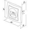 ΠΡΙΖΑ CAT6S KS RJ45 8/8 SLIM ΑΣΗΜΙ - Image 2