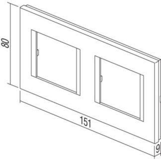 ΠΛΑΙΣΙΟ LINE 2x2M AT