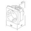 ΠΡΙΖΑ ΣΟΥΚΟ+KS 2P+E 16A 250V~ 2M ΜΠΕΖ - Image 2