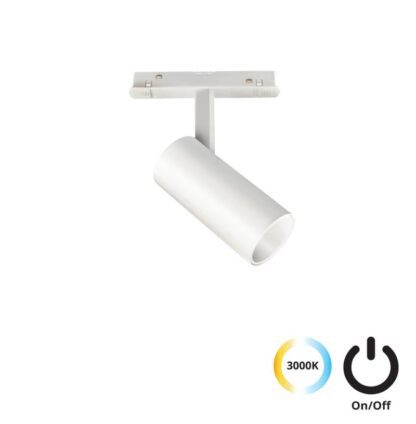 Σποτ Track Λευκό 10W Magnetic (ON-OFF)