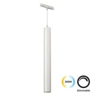 ΜονόφωτοTrack  Λευκό 12W Magnetic (dimmable)