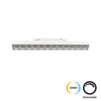 Linear Antiglare Λευκό L:245 Magnetic (dimmable)