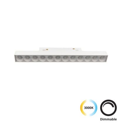 Linear Antiglare Λευκό L:245 Magnetic (dimmable)