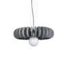 Κρεμαστό φωτιστικό οροφής Acoustic Light 1xE27 Pendant Light D:50x12cm (4059)