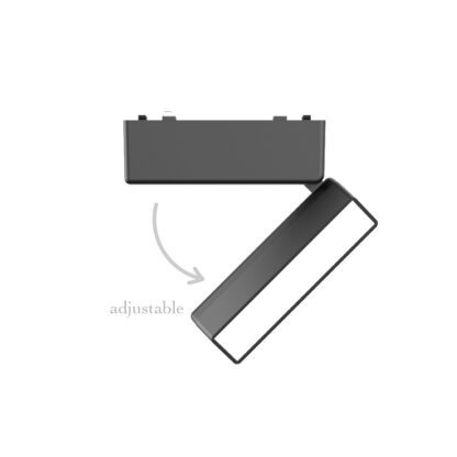Φωτιστικό LED 5W 3CCT για Ultra-Thin μαγνητική ράγα σε μαύρη απόχρωση (by tuya and zigbee) D:12,8cmX8cm (T04905-BL) - Image 2