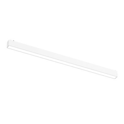 Γραμμικό φωτιστικό LED 20W 3000Κ-6000Κ για ultra thin ράγα σε λευκή απόχρωση D:61.5cmX2.4cm (TUS06205-White)