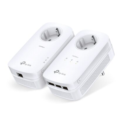 TP-Link TL-PA8033P KIT AV1300 3-Port Gigabit Passthrough Starter Kit Powerline v2