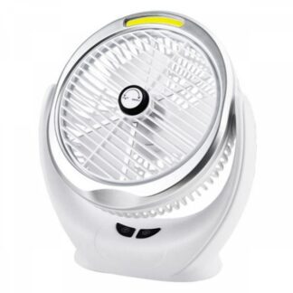 Ανεμιστήρας Επιτραπέζιος Γραφείου COB LED 4W Λευκό