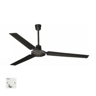 Ανεμιστήρας Οροφής FLC-1400 Primo 56'' 140εκ. Βιομηχανικός Με 3 Φτερά Μαύρος